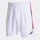Кратки спортски панталони Joma Glasgow II Kids, полиестер, Micro Mesh, бели со црвено