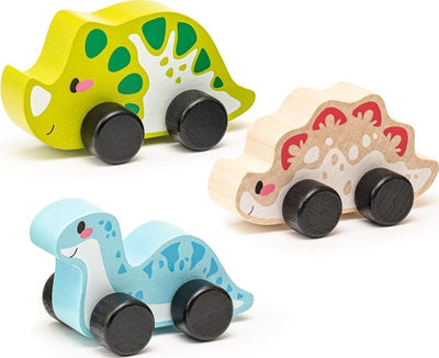 Set lodrash druri Cubika Joyful Dinosaurs, me rrota, shumëngjyrësh
