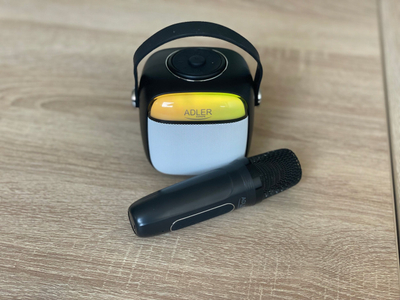 Kuti zani karaoke Adler AD 1199 W, Bluetooth 5.1, me mikrofon, e bardhë
