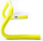 Pengesë stërvitje Legend Mini Hurdle 00464, 15 cm, PVC, portokalli