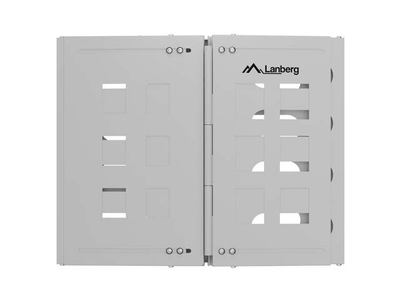 Mbajtëse muri rack Lanberg UCHWYT ŚCIENNY, 19" 8U, e gri