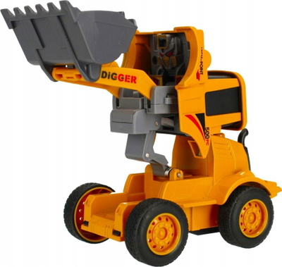 Lodër buldozer metali MEGA CREATIVE 482700, 15 cm, me pull back, shumëngjyrësh