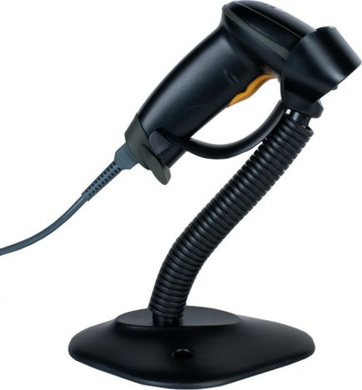 Lexues barkodësh me qëndrim, automatik, USB, i zi
