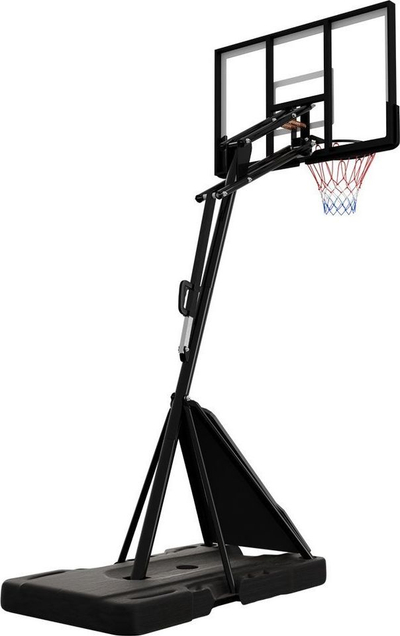 Kosh basketbolli Nils ZDK024, i lëvizshëm, me lartësi të rregullueshme 3.17 - 3.75 m, i zi