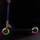 Trotinet NILS Extreme HD120L, timon i rregullum, rrota me LED, shumëngjyrsh
