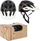 Helmet biçiklete Nils MTW208, In-mold, 53-58 cm, i zi e bardhë