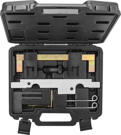 Set veglash kohëzimi NEO 11-310, për motorë benzinë BMW, në kuti plastike, i zi