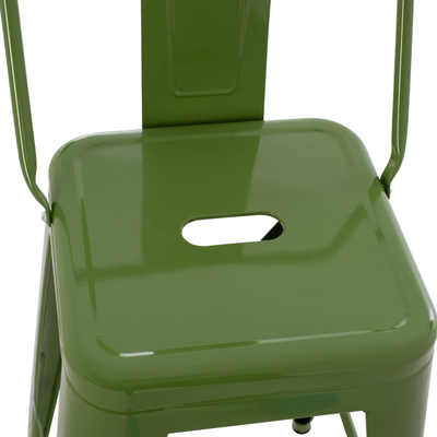 Stol bari mesatar Melita-Pro 43x43x88Hcm (HM8574.53), gjelbër