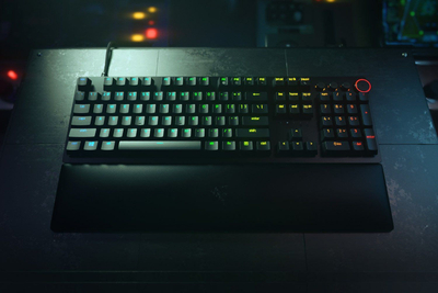 Тастатура Razer Huntsman V2, Purple Switch, со кабел, црна