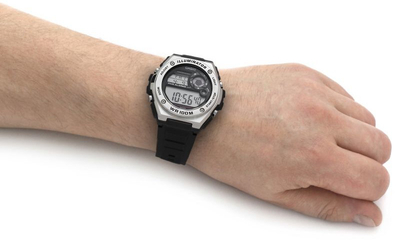 Orë digjitale Casio 3731 MWD-100H-1AVEF, e zezë
