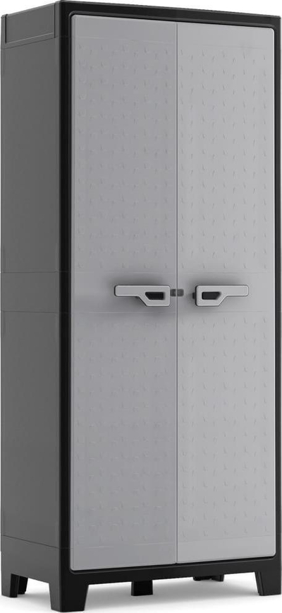 Dolap multifunksion Keter Multipurpose Storage Cabinet, 182 cm, plastikë, i zi gri