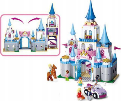 Set blloqesh ndërtimi Torro Castle Sapphire, kalatë, shumëngjyrësh