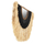 Pasqyrë gjysëm-rrumbullakët sisal-abace 85×3×50 cm (HM7799), zezë