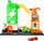 Pistë lodre Hot Wheels City Super Recharge Fuel Station, set lojërash me stacion karikimi EV, për vetura 1:64, shumëngjyrëshe