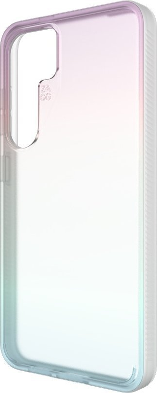 Kapak telefoni ZAGG Milan për Galaxy S24, me shkëlqim ngjyrash, transparent