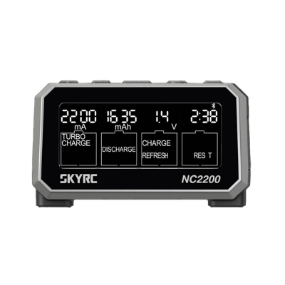 Karikues baterish SkyRC NC2200, 4 slote, NiMH NiCd, i zi