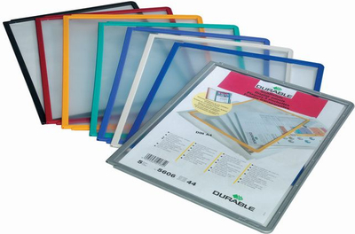 Panel prezantimi Durable SHERPA A4, set me 5 copë, blu e errët