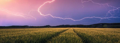 Puzzle Ravensburger Nature Edition Summer Thunderstorm, 500 copa, panoramë, shumëngjyrësh
