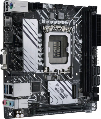Pllakë amë ASUS PRIME H610I-PLUS D4-CSM, Intel H610, Socket 1700, 2 slota, Mini ITX