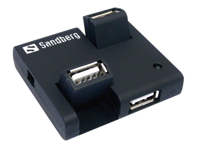 USB hub Sandberg 4 porta, USB 2.0, i zi