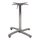 Bazë tavoline HM Folding Aluminum hm459.03, 69x69x73-92 cm, kryq 48x48 cm, krom