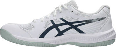 Патики за одбојка Asics Upcourt 6 M 1071A104 104, машки, за внатрешен терен, бели