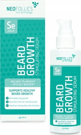 Serum për rritjen e mjekrës Neofollics Beard Growth Stimulating Serum, që zgjon folikulat e qimeve, për mjekër më të dendur