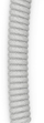 Кабел тастатура Glorious Coiled USB C Artisan Braided, aviator 5 pin, Ghost White