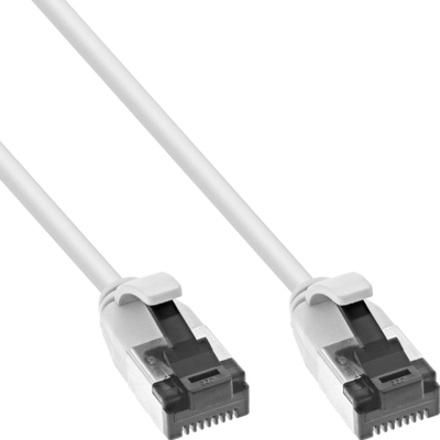Kabllo rrjeti InLine Patch Cable Slim Cat.8.1, U/FTP, 10m, e bardhë
