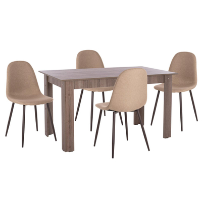 Set Tavolinë + 4 karrige (HM11618.07)