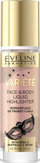 Iluminues i lëngshëm Eveline Variete 02 Rose Gold, për fytyrë dhe trup, 30 ml, rozë‑ari