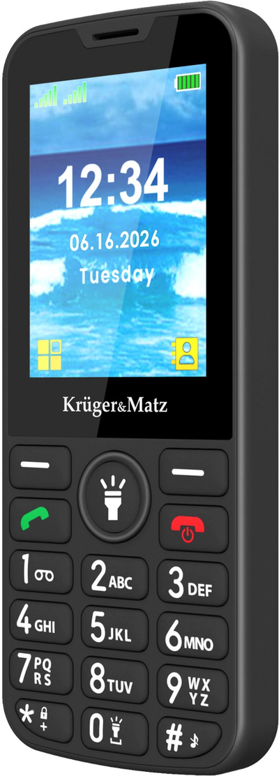 Telefoni GSM Kruger&Matz Simple 924, dual SIM, buton SOS, i zi