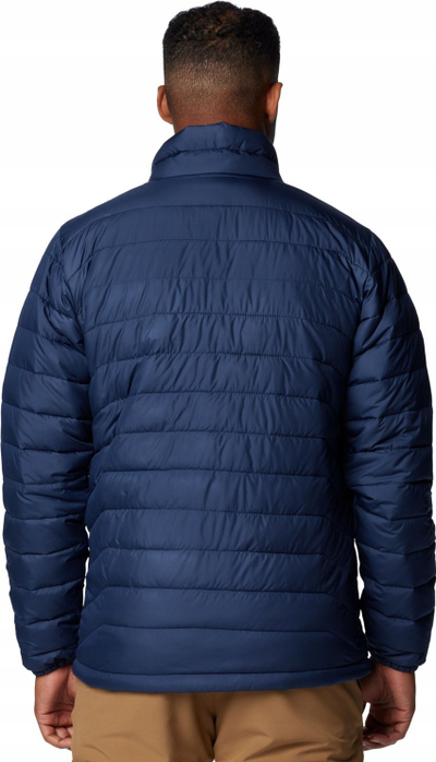 Xhaketë burri Columbia Powder Lite II, poliestër, e ngrohtë, blu navy