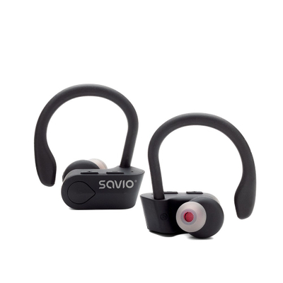 Dëgjuese Savio TWS-03, Wireless, të zeza / të hirta