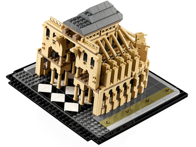 Set LEGO Architecture Notre-Dame de Paris, model dekorativ, shumëngjyrësh