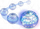 Lodër fluturuese Amewi Magic Hover Fly Ball, 9.6cm, LED, blu