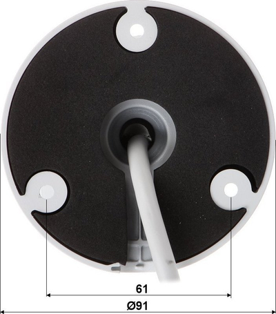 Kamerë IP Dahua IPC-HFW5541T-ASE-0360B-S3 WizMind, 5 Mpx, 3.6 mm, e bardhë
