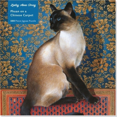Puzzle Flame Tree Studio Lesley Anne Ivory Phuan on a Chinese Carpet, 500 pjesë, shumëngjyrësh