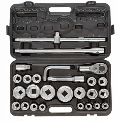 Set çelësash godinë Forsage F-68262-5, 3/4" dhe 1", profil 6-këndor, me valixhe plastike