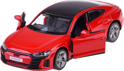 Maket metalik Audi RS e-tron GT, shkallë 1:36, me dritë edhe zë, i kuq