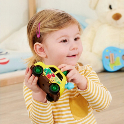 Makina lodër Dickie Toys ABC Fruit Friends, 12 cm, me muzikë, shumëngjyrëshe