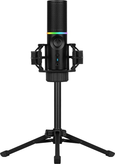 Mikrofon Streamplify MIC RGB, kondensator kardioid, USB, i zi