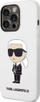 Mbulesë telefoni Karl Lagerfeld Silicone Ikonik KLHCP14XSNIKBCH, për iPhone 14 Pro Max, silikon, e bardhë