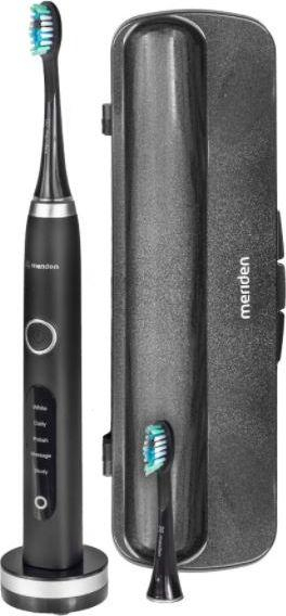 Електрична четка за заби Meriden Sonic+ Professional MS 589B, 5 начини на чистење, долготрајна батерија, црна