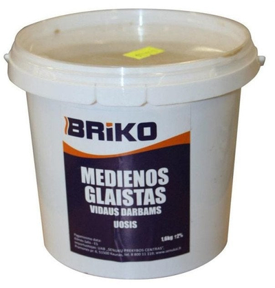 Mbushës druri Briko Wood Filler Interior, 1.6kg, ngjyrë ash