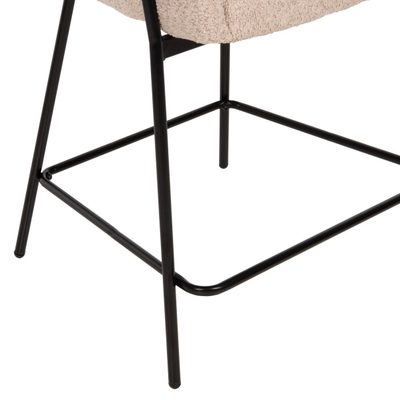 Stol mesatar Wolf 56x56x96Hcm (HM8584.02), zezë
