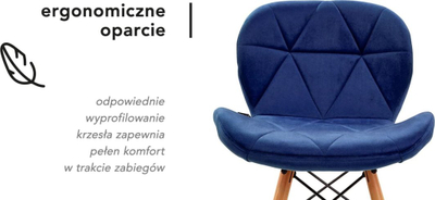 Karrige kozmetike 4Rico Qs-186, kadife, blu navy