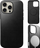Kllëf telefoni Nomad Modern Leather, për iPhone 16, lëkurë natyrale, i zi