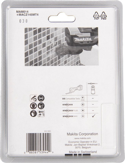 Teh prerës karabit Makita B-66547, gjysmë-rrethor 100mm, për metal, ngjyrë e zezë