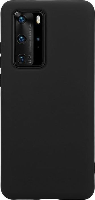 Mbrojtëse telefoni Crong Color Cover për Huawei P40 Pro, silikon, e zezë